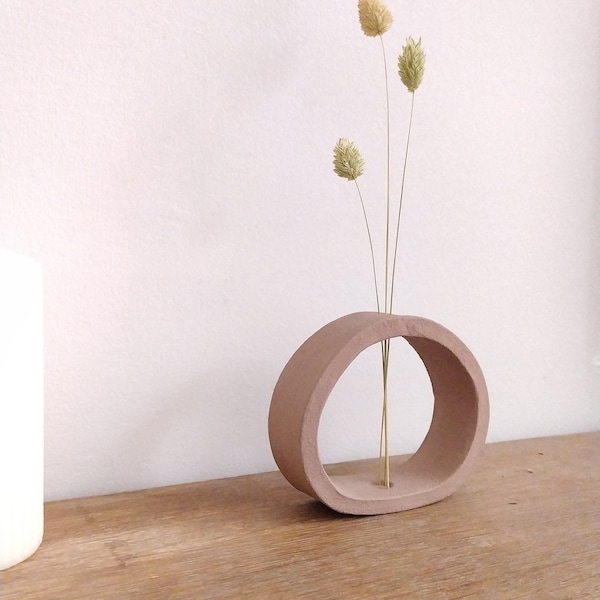 Vase CLYSSANDRE - cadeau artisanal original design minimaliste