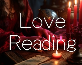 In Depth Love Reading / Detailed Reading / Answers to your Questions / Personalized Love Spread / Same Day Delivery