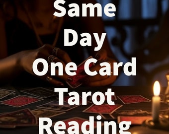 Same Day One Card Tarot Reading Oracle Tania