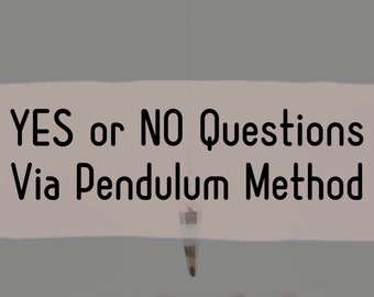 Yes or No Questions / Spiritual Energy / 1 Word Answer / Same Day Delivery