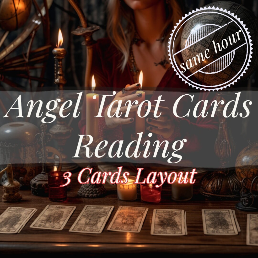 Angel Tarot Cards Reading Same Day Reading 3 Cards Tarot Etsy