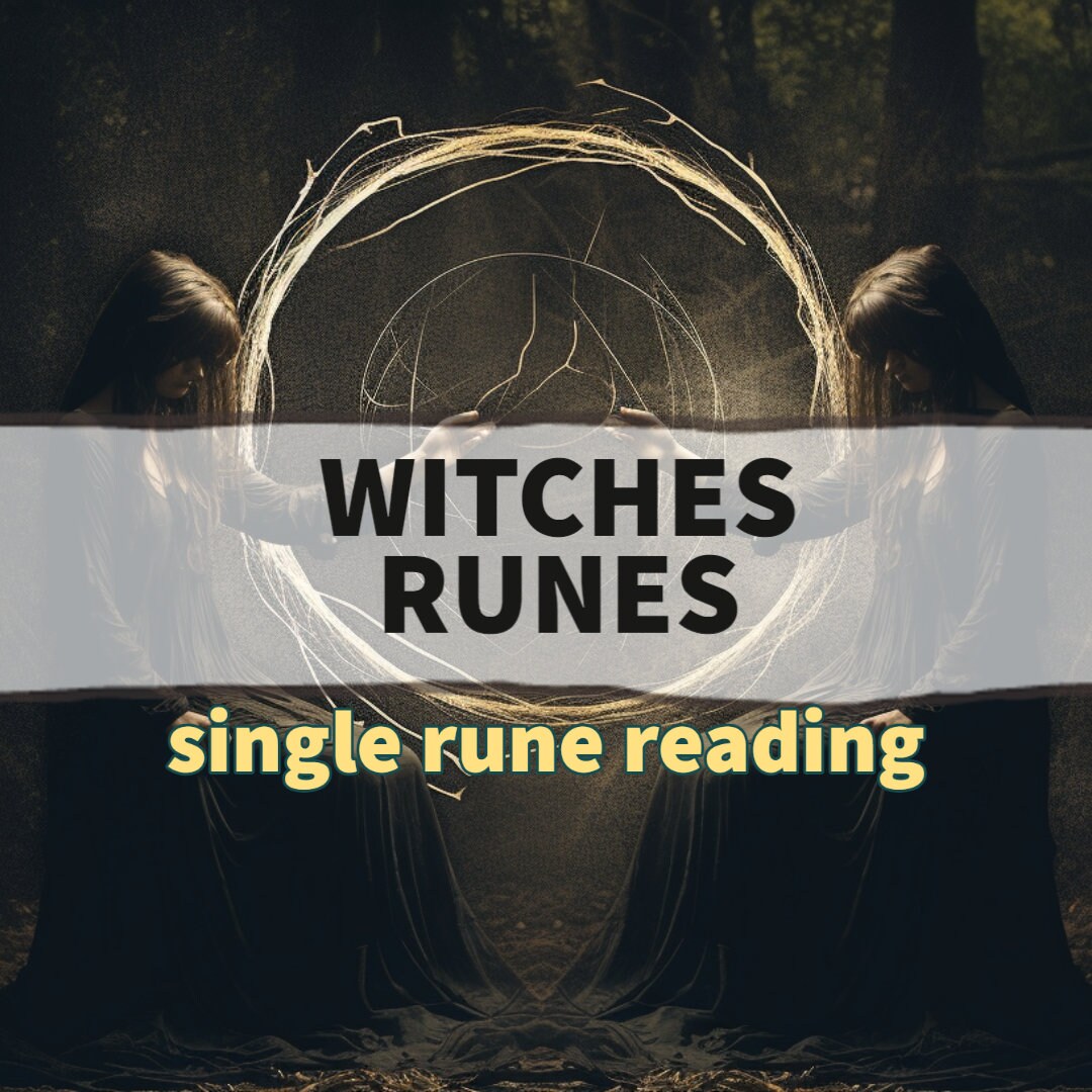 Witches Runes / Single Rune Reading / Same Day Etsy