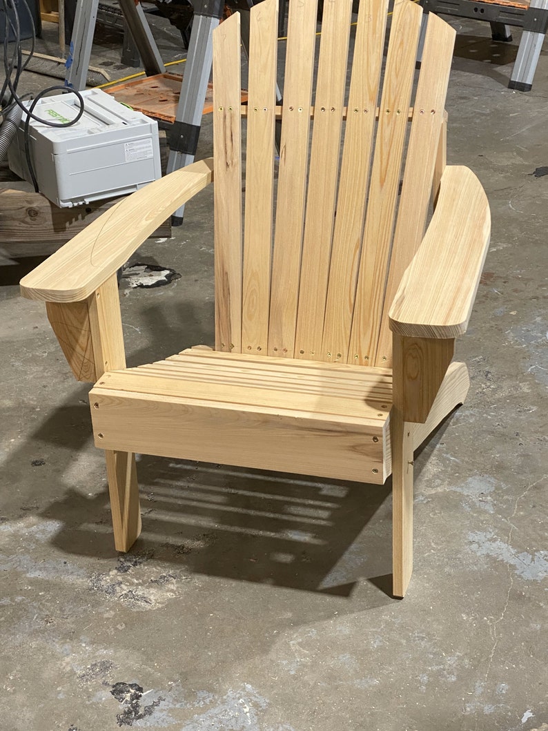Adirondack Chair Template Etsy