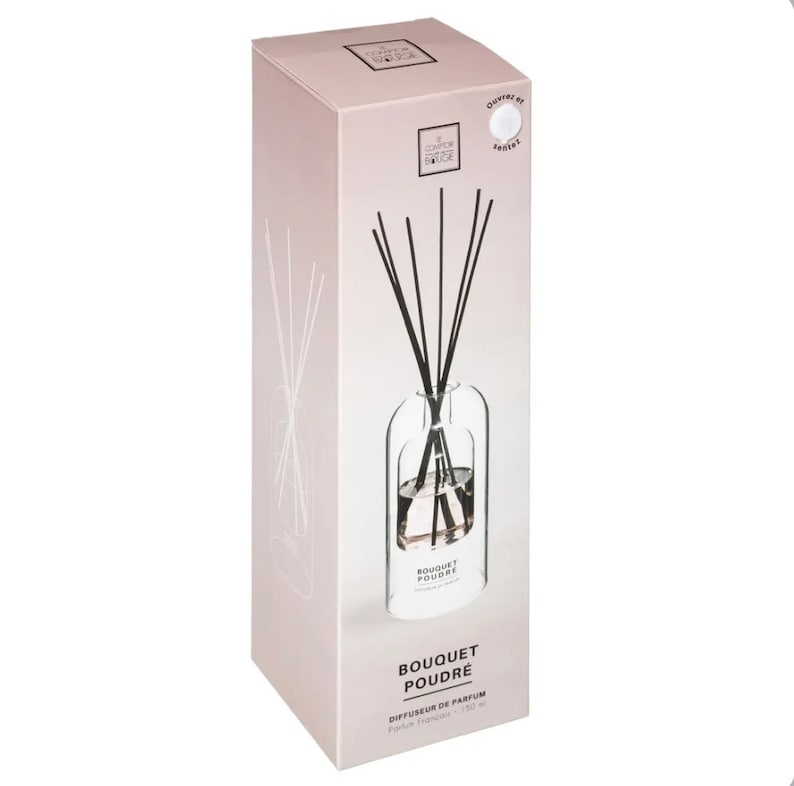 DIFFUSEUR DE PARFUM• Reed Diffuser• Home Fragrance Bottle With Sticks ...