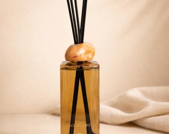 Difusor de varillas de lujo de 500 ml, fragancia para el hogar Scentchips Bliss Kings, aroma cítrico, lavanda y madera de cedro, elegante regalo de decoración para el hogar, aroma duradero.