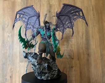 Illidan Stormrage - Warcraft 3D-geprint hars - handgemaakt geschilderd figuur