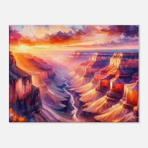 Grand Canyon Impressionist Wall Art