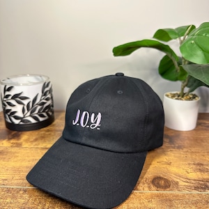 JOY Embroidered Hat, Christian Hat, Faith Hat, Christian Apparel, Jesus Hat, Dad hats, Christian Clothing, Cap