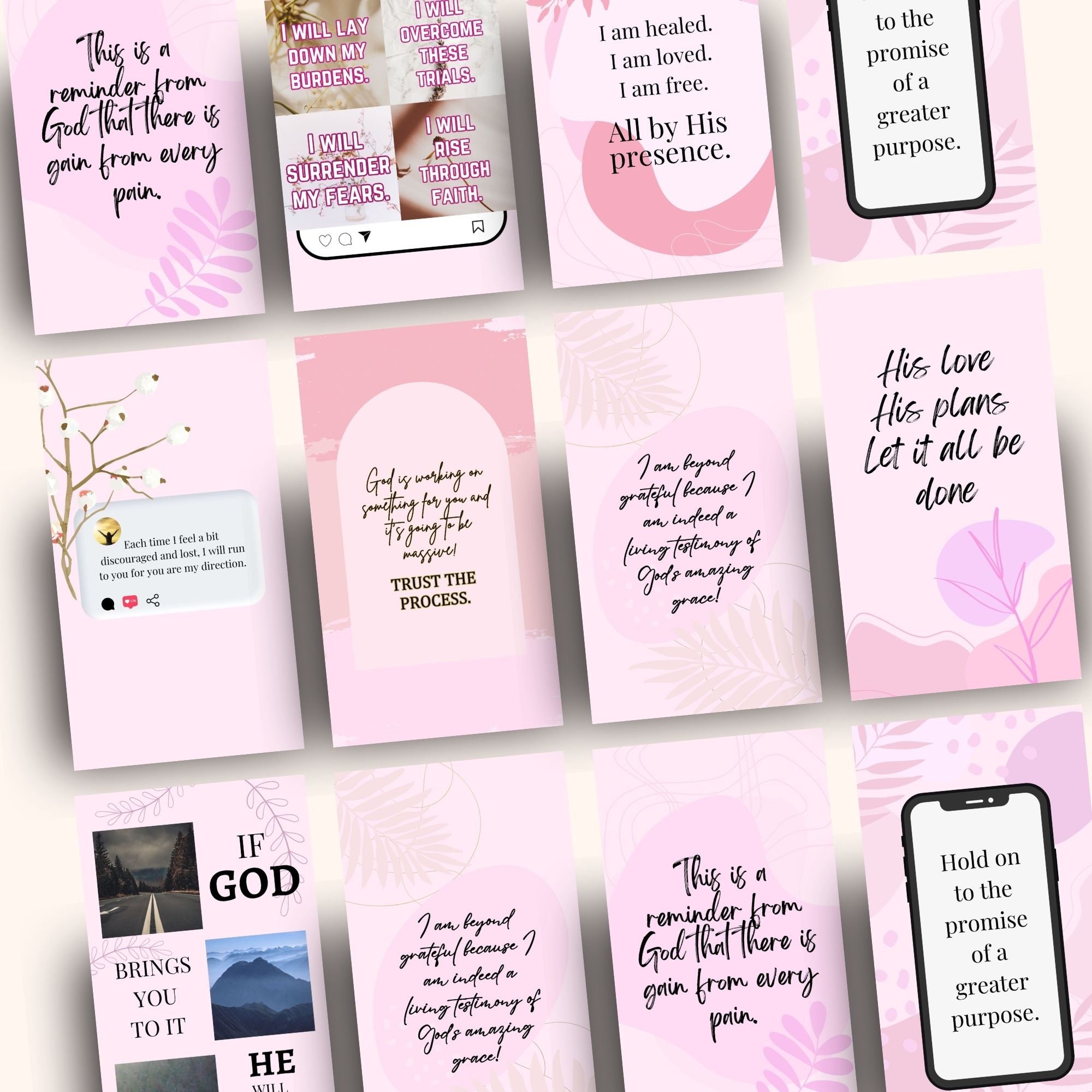 Bible Verse Instagram Post Canva Templates, 85 Post Canva Templates ...