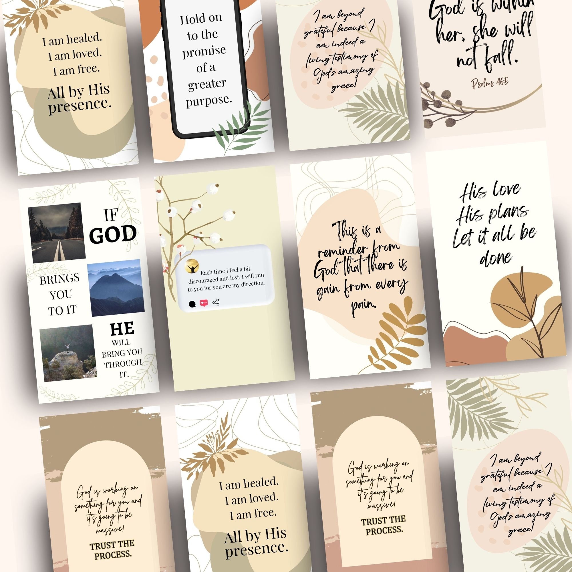 Bible Verse Instagram Post Canva Templates, 85 Post Canva Templates ...