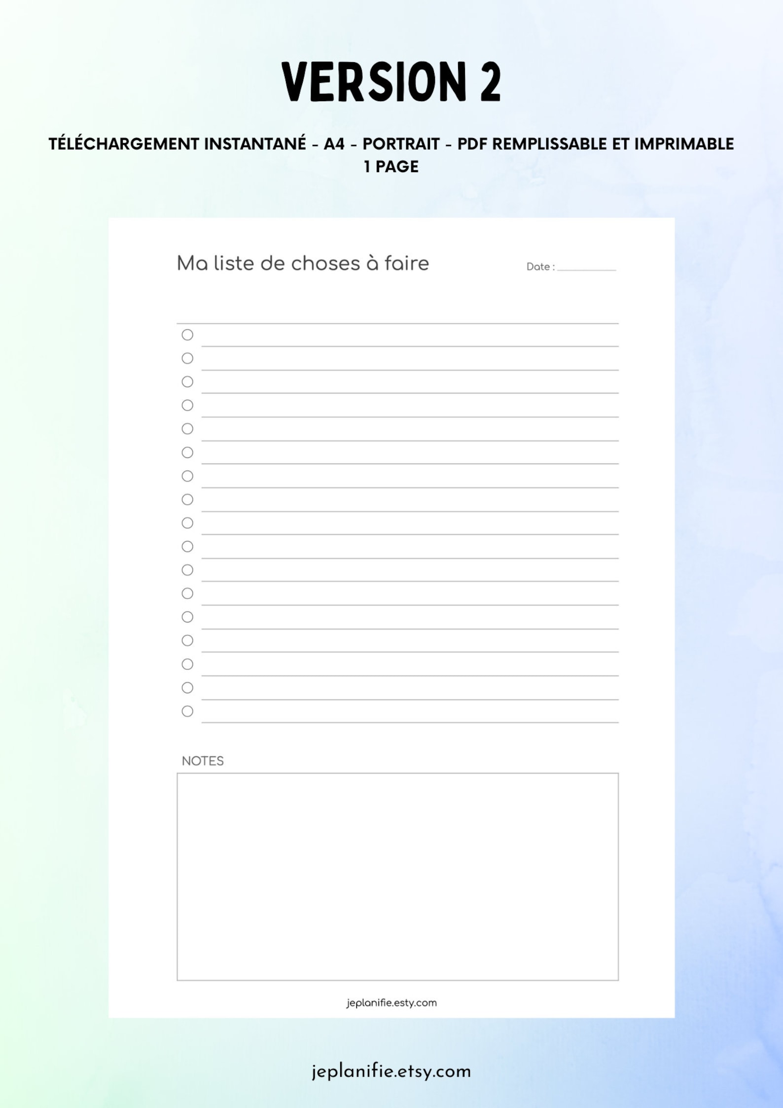 My To-do List, To-do List, Printable and Fillable Minimal List, Simple ...