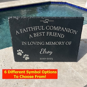 Pet Memorial Plaque, Engraved Pet Memorial, Dog Memorial Stone, Cat Memorial Stone, Pet Memorial Garden Stone, Horse Memorial Stone