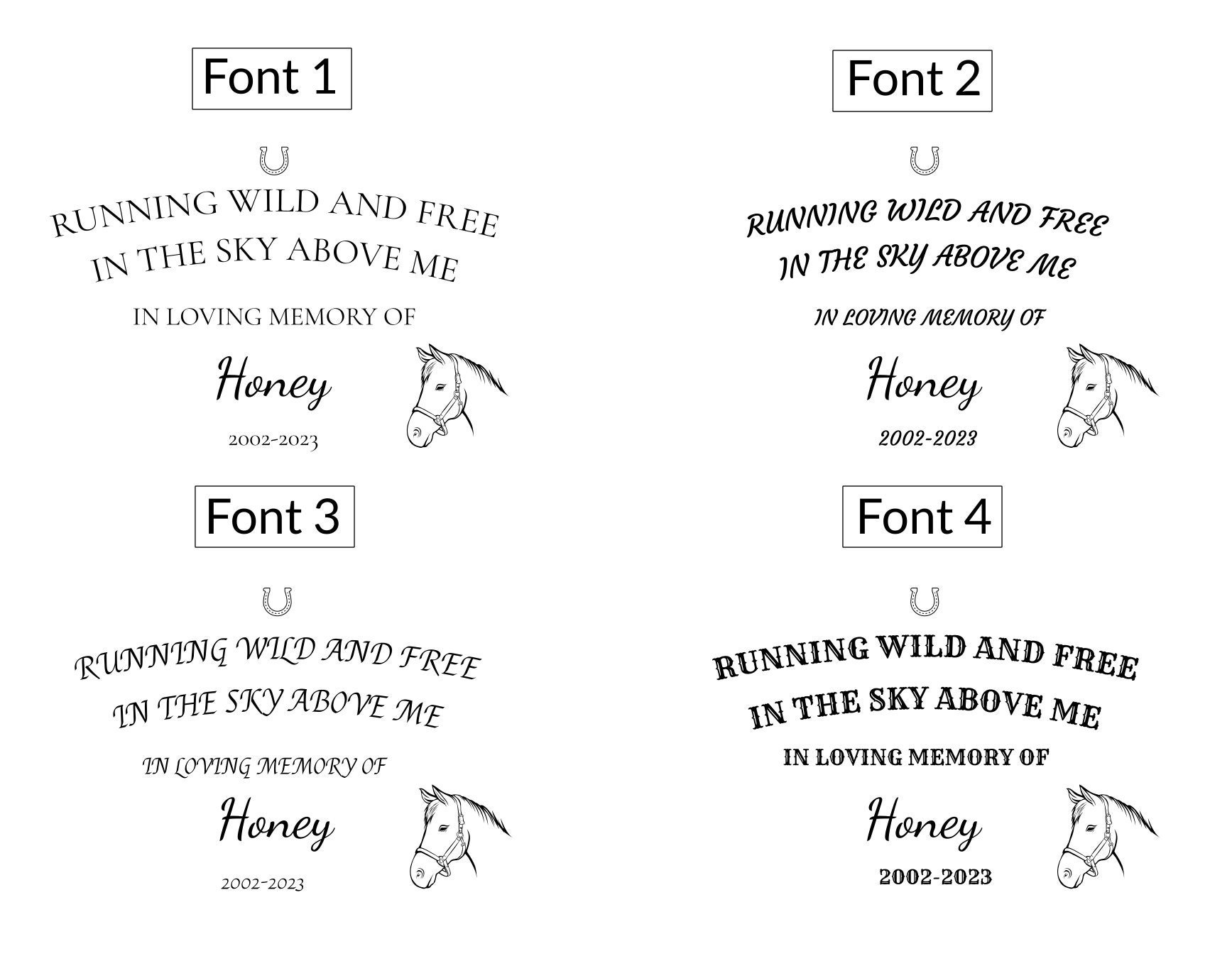 Horse Memorial Stone, Pet Memorial Stone, Engraved Horse memorial Gift, Horse Memorial Plaque, Pet Grave Stone, Horse Garden Stone