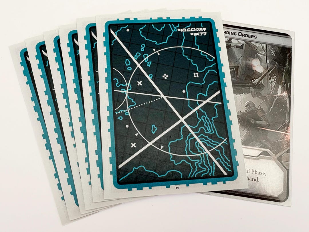 Back Card Command Ground Assault Command Card Sleeves X10 - Etsy