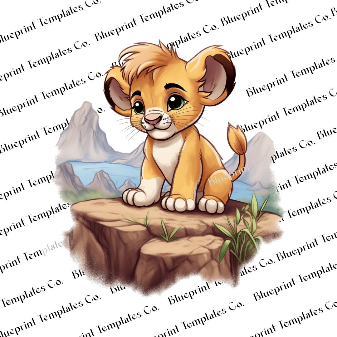 Baby Simba Png Sublimation Design Lion King PNG Clipart - Etsy