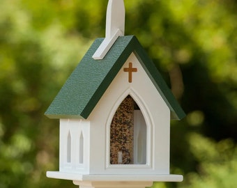 22"x10" Church Bird Feeder - PVC/Vinyl