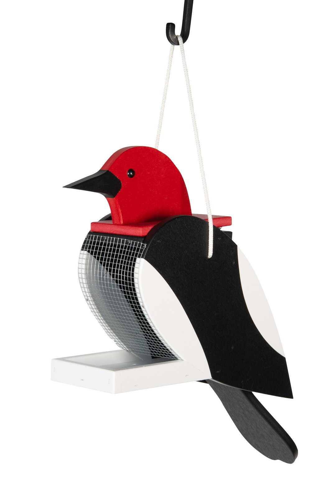 Woodpecker Poly Hanging Bird Feeder Etsy