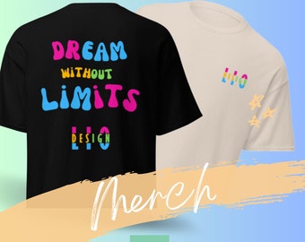 LIO Design T-Shirt, Statement Shirt, Premium Shirt Modern, Dream without Limits