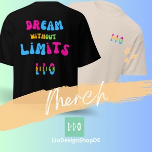 T-shirt LIO Design, chemise de déclaration, chemise premium moderne, rêve sans limites image 1