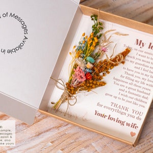 You Are The Boss Everyone Wishes They Had, Dried Flower Bouquet, Thank You Card, Best Boss Card, World's Best Boss, Motivational Message Box image 10