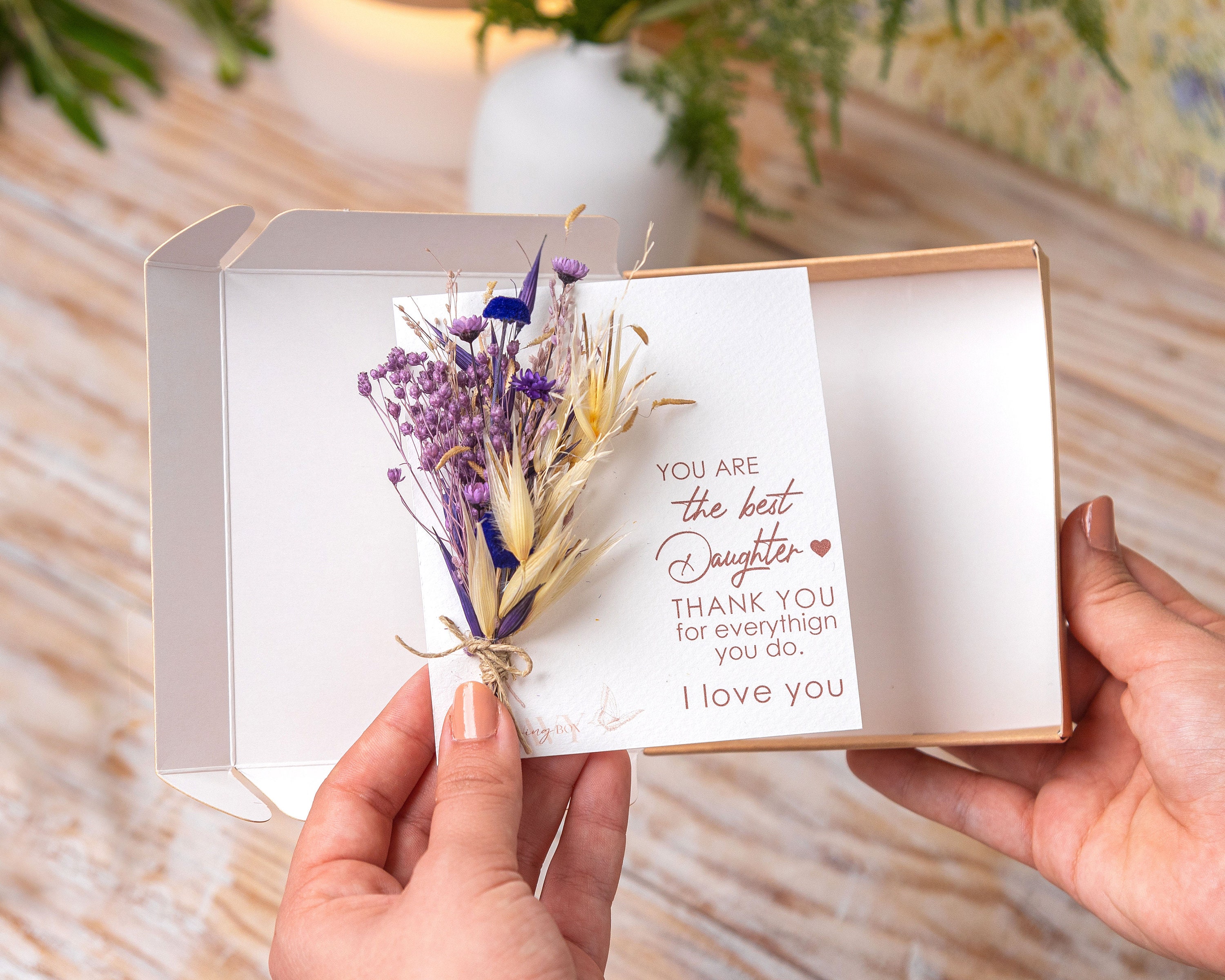 Create Your Own Message, Personalized Wooden Card, Wooden Card With ...