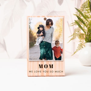 First Mothers Day Gift Ideas, Custom Engraved Photo Frame, Mothers Day Gifts, Mothers Day Picture Frame, Mom Birthday Gift, Gift for Mom
