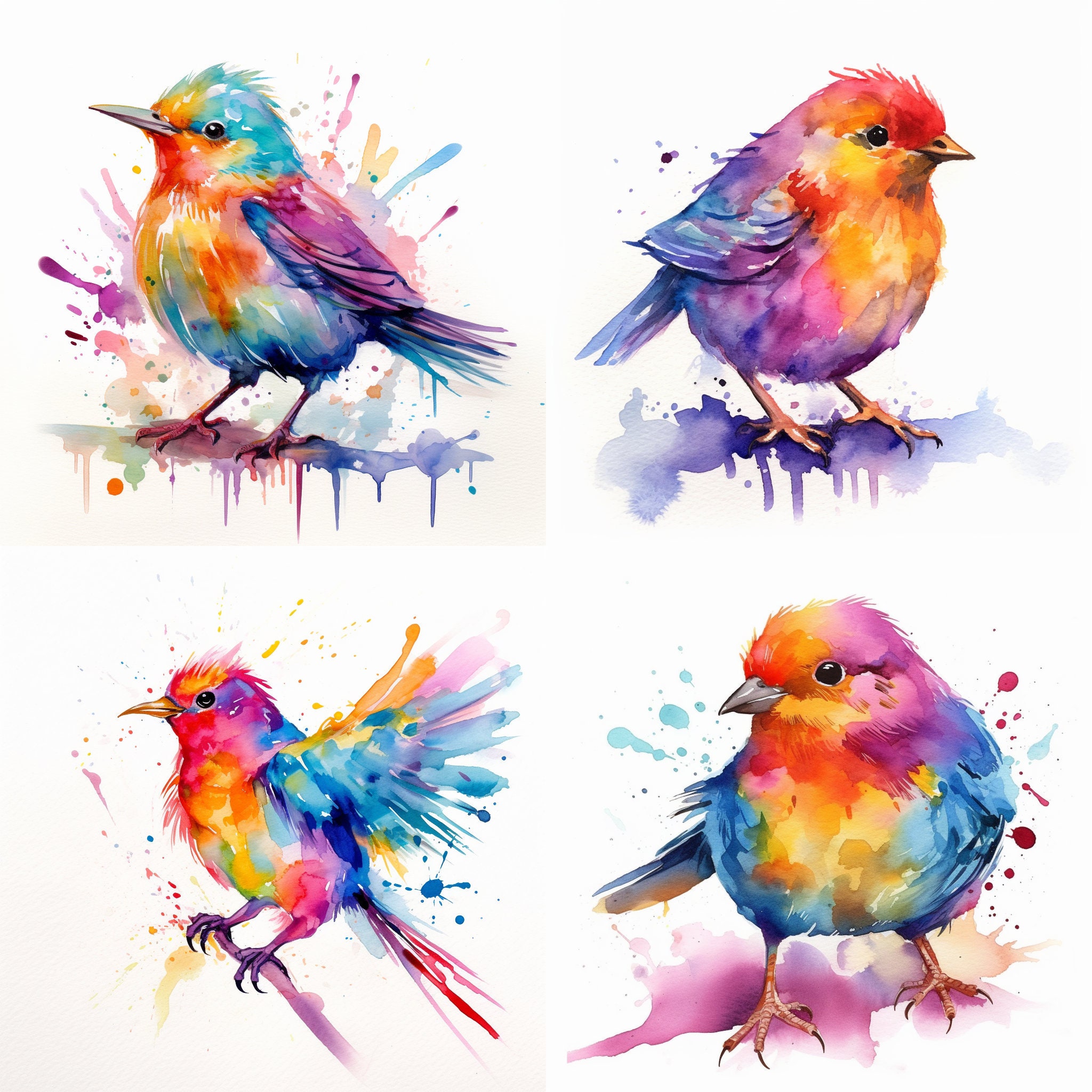 Generic Peaceable Kingdom Sticker Crafts Beautiful Birds Foil Art