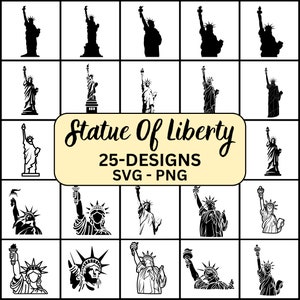 Statua della libertà Svg, pacchetto Svg della statua della libertà, pacchetto Png della statua della libertà, vettore della statua della libertà, file tagliati della statua della libertà