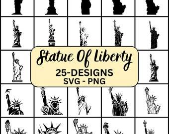Statue Of Liberty Svg, Statue Of Liberty Svg Bundle, Statue Of Liberty Png Bundle, Statue of Liberty Vector, Statue of liberty cut files