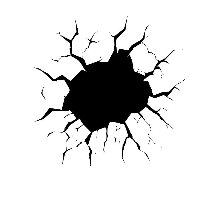 Crumbling Svg Crack Svg, Cracks Svg, Cracks Svg Bundle, Cracks Silhouette, Wall ...
