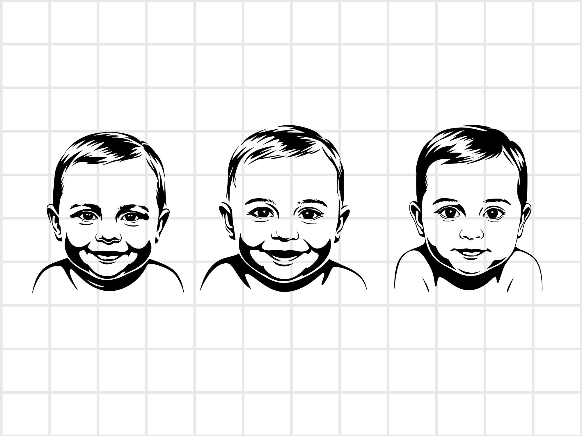 Baby Face Svg, Baby Svg, Toddler Svg, Baby Svg Bundle, New Born Svg ...