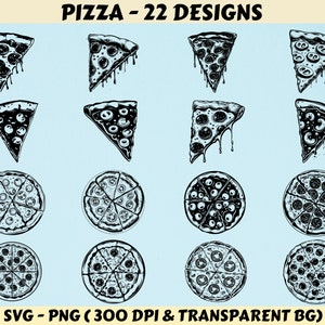 Pizza Svg, Pizza Svg Bundle, Pizza Svg file, Pizza Silhouette, Pizza Png, Pizza Cut files, Pizza Clipart, Pizza Vector, Pizza decal, pizza