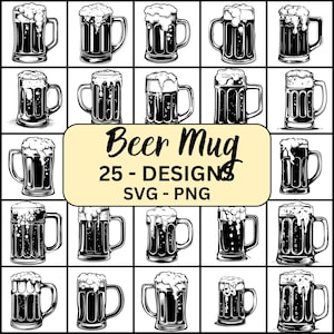 Beer Mug svg, Beer Svg, Beer Glass Svg, Beer Bottle Svg, Beer Mug Clipart, Beer Mug Svg Bundle, Alcohol svg , Beer Mug Png, Beer Mug Vector