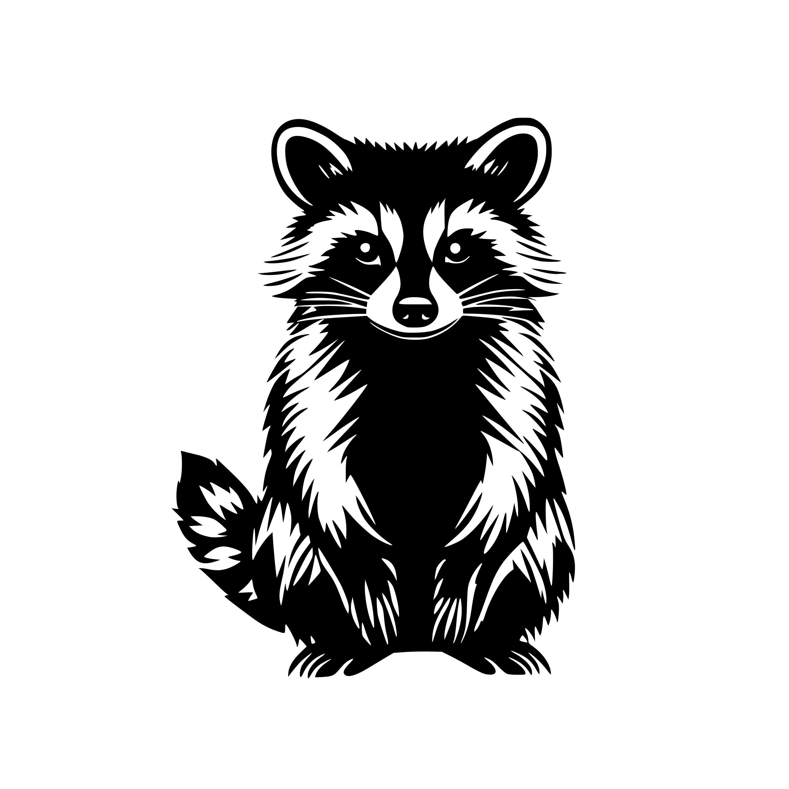 Raccoon Svg, Racoon Svg, Raccoon Svg Bundle, Raccoon Silhouette ...