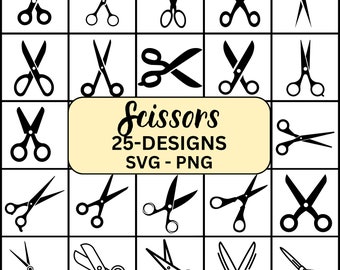 Scissors Svg, Scissors Svg Bundle, Scissors Png Files, Scissors Silhouette, Scissors Cut files, Scissors  Cricut, Scissors Png, Scissor Svg
