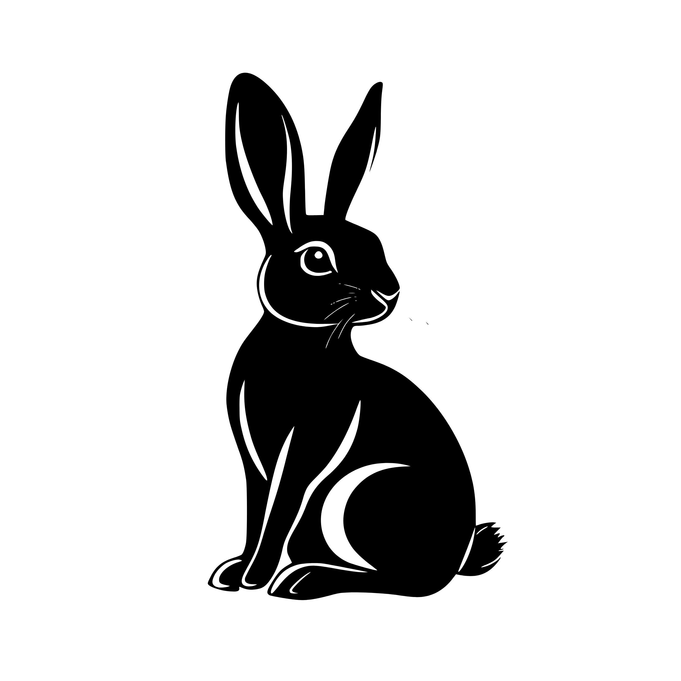 Rabbit Svg, Rabbit Svg Bundle, Rabbit Laser Cut, Rabbit Silhouette ...