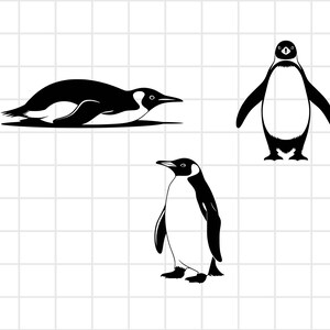 Penguin svg, Penguin svg bundle, penguin silhouette, Penguin cut file, Penguin Png, Penguin laser cut, Penguin vector, Penguin svg eps dxf