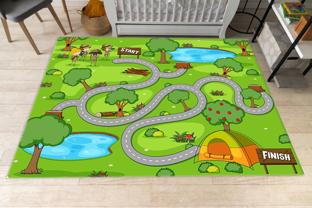Game Boared Rugs Board Game Rug, Arcade Rug, Kids Room Rug, Road Pattern Rug, Birthday ...