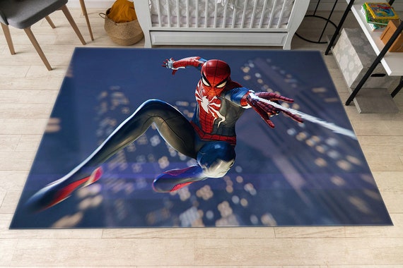 Spiderman Film Kostuum Rug Comics Cartoon Cover Rug, Legend Cartoon