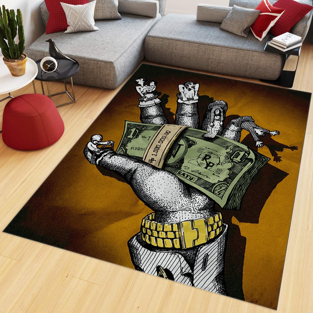 Money Stack Rug Money Rug, US Dollar Design, Novelty Area Rug - Etsy