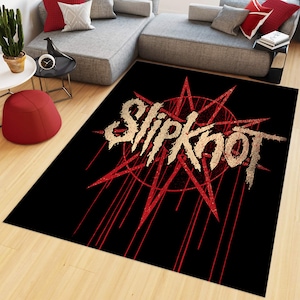 Slipknot Rug, Cool Rug, Rock Music Rug, Heavy Metal Rug, Popular Rug, Living Room Rugs, Home Area Decor, Gift For Him Her, Goat Room Decor