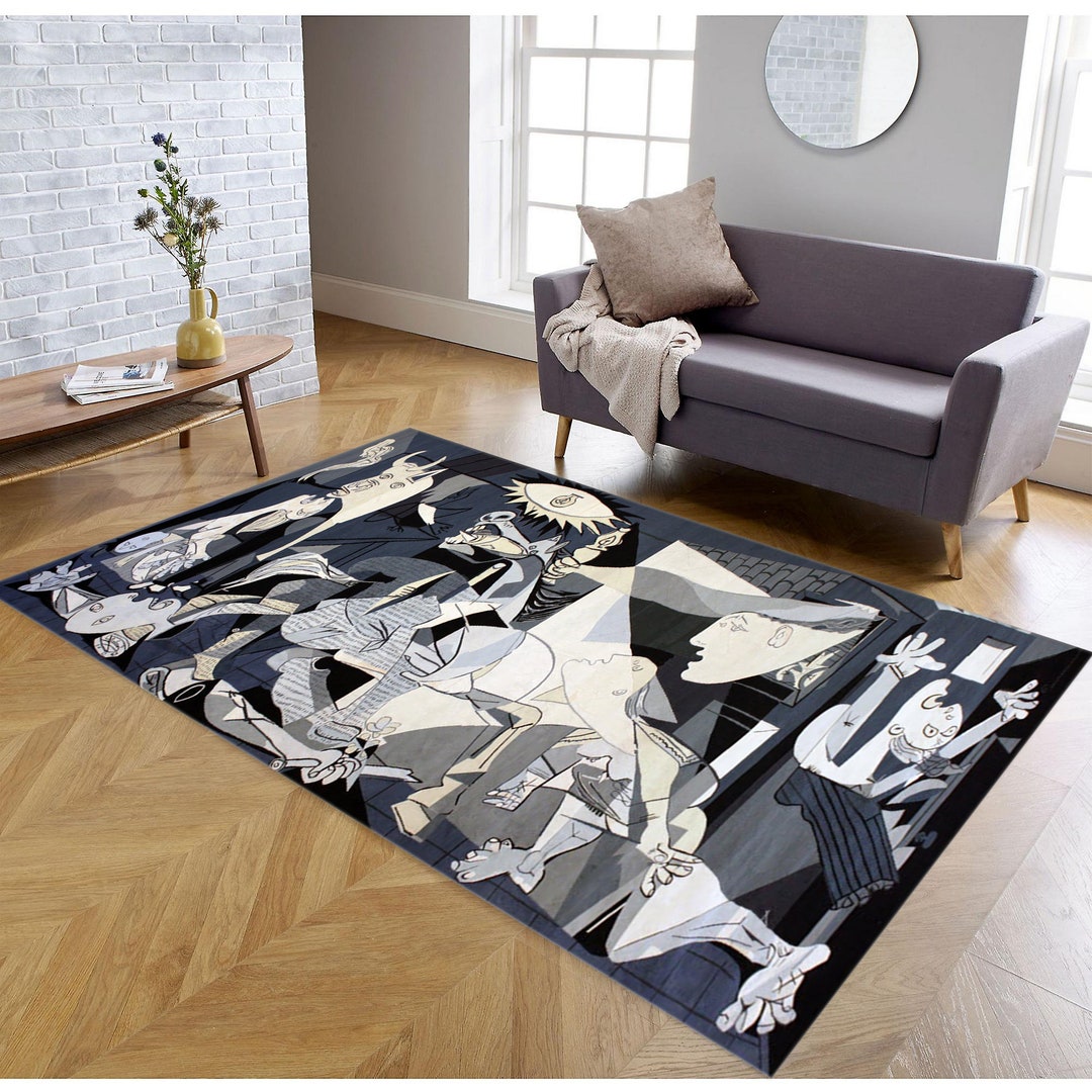 Picasso Rug, Picasso Guernica, Picasso Decor, Living Room Rugs, Art ...