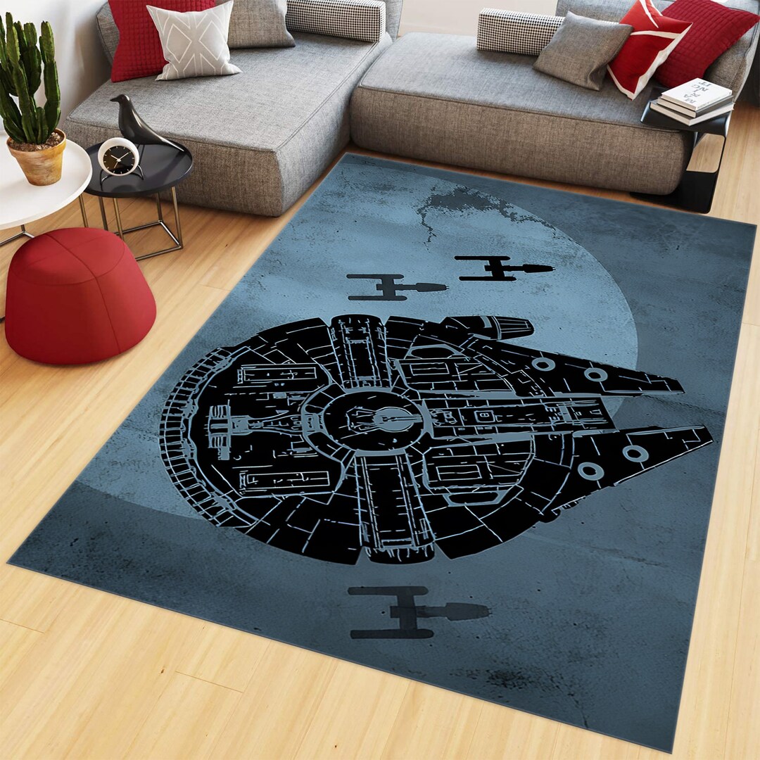 Starwars Rug Star Wars Ship Rug Cool Rug Office Decor Non Etsy
