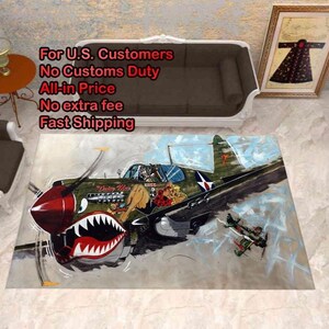 Spitfire Rug - Etsy