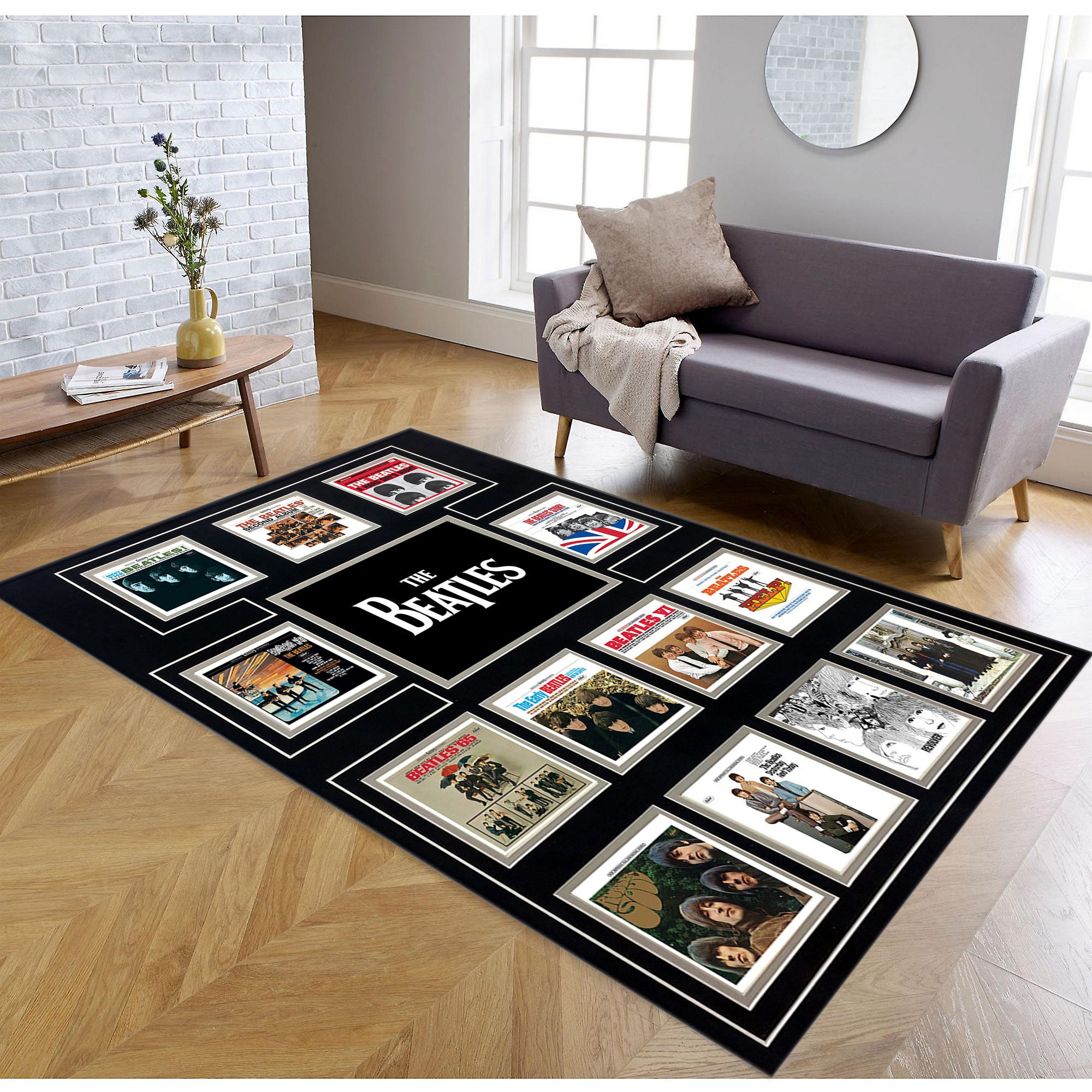 Beatles Rug, Music Band Rug, 1970s 1980s Pop, Fan Rug, Living Room Rugs ...