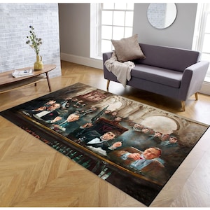 The God Father Rug, Godfather Rug, Mafia Theme Rug, Living Room Rugs, Cool Rug, Area Floor Rug, Gİft For Him Her, Office Carpet, Home Decor