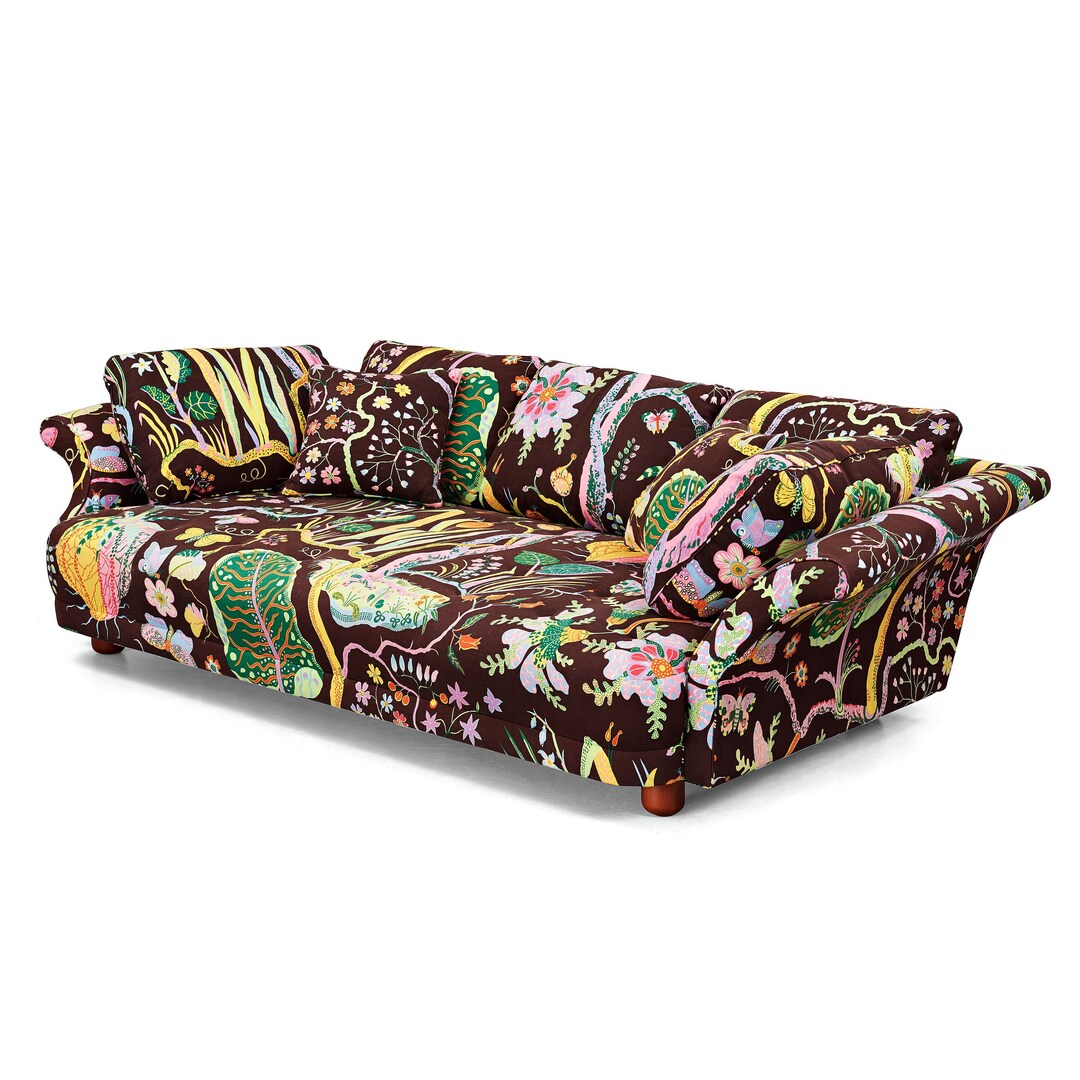 Josef Frank 'liljevalchs' Sofa in Hawaii Fabric 2004 Etsy