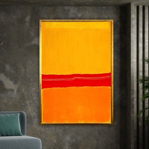 mark rothko  canvas art reproduction, rothko reproduction, abstract canvas wall art, modern art expressionism painting,framed ready to hang