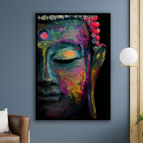 Buddha Wall Art Etsy