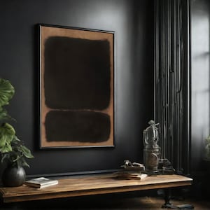 Mark Rothko Canvas/Poster Art Reproduction, Rothko Reproduction, Abstract Canvas Wall Art, Modern Minimal Art
